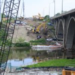 West Side of the Credit River (Looking East) – Storm Sewer Construction