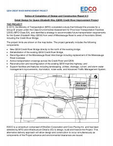 First Page of Notice of Design and Construction Notice 3