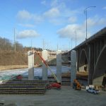 West side of the Credit River (Looking East) - Twin Bridge West Pier