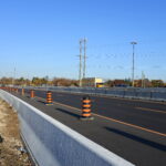 QEW West Bound Off Ramp to Mississauga Road - Looking East
